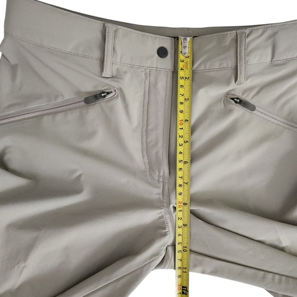 SALOMON Wayfarer Capri Hiking Pants beige size 8 - Picture 15 of 16